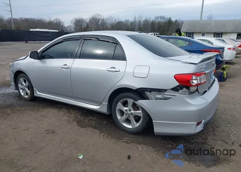 2011 Toyota Corolla S from USA, damaged, VIN 2T1BU4EE7BC608745